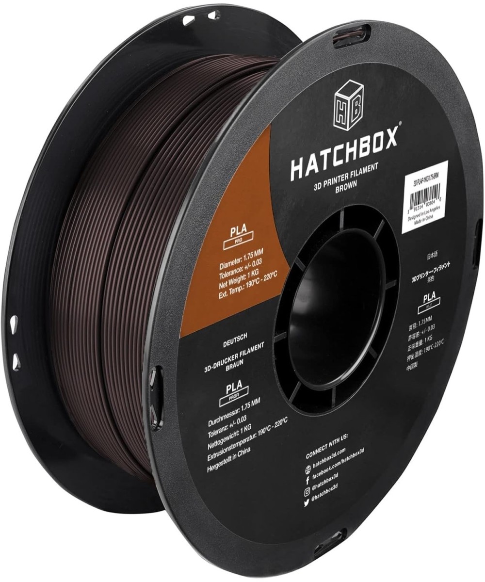 Filamento PLA Hatchbox 1.75mm 2.2 lb
