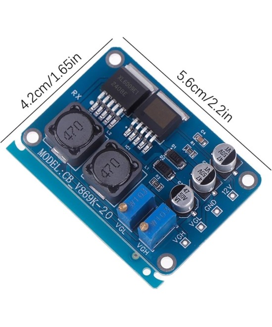 Modulo regulador VGL/VGH para reparacion de LCD v869k
