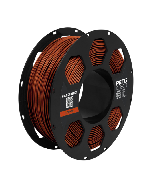 Filamento Flexible PETG Hatchbox 1.75mm 2.2 Lb