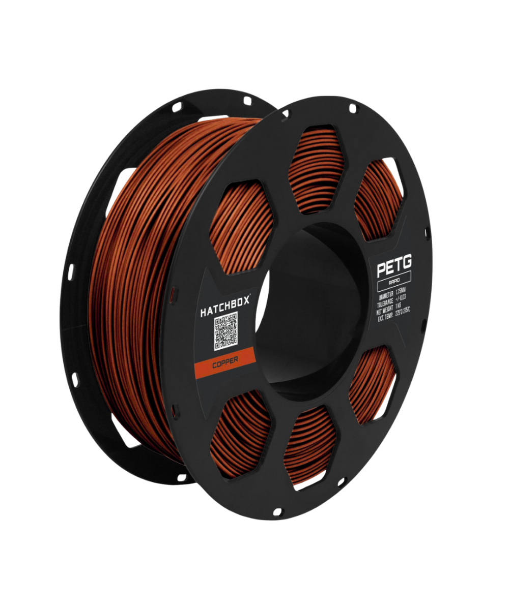 Filamento Flexible PETG Hatchbox 1.75mm 2.2 Lb