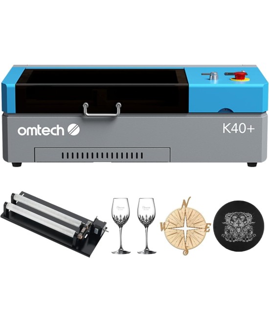 Grabadora Laser K40+ Con Rotary 45W