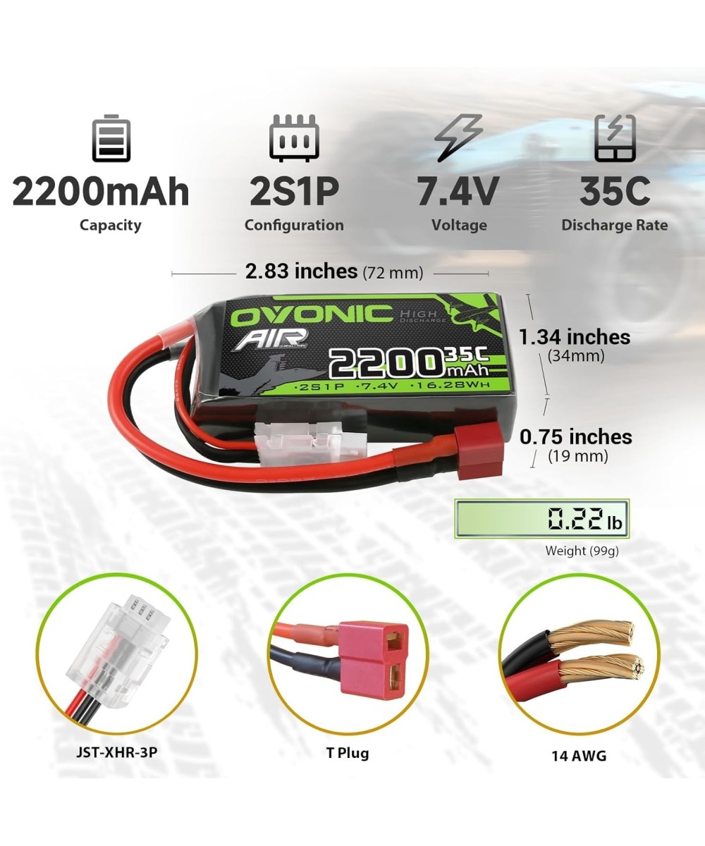 Bateria Tipo LiPo recargable 7.4V 35C OVONIC