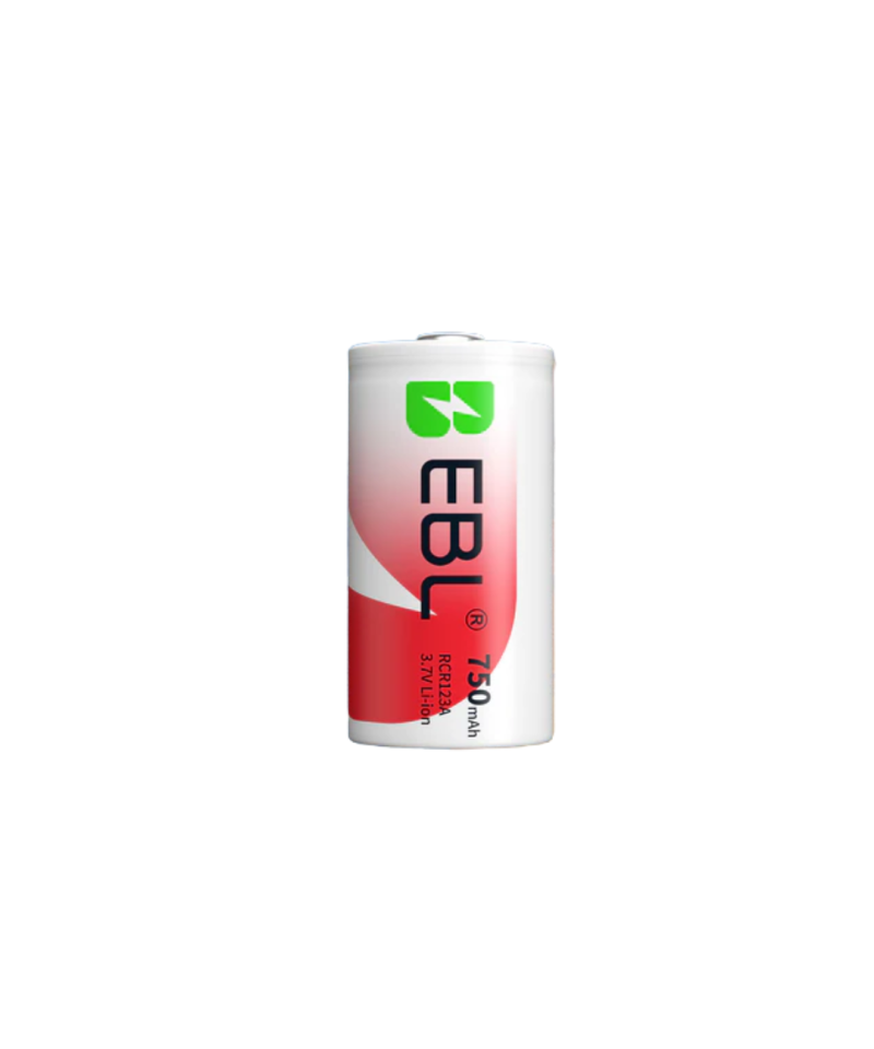 Bateria recargable CR123 EBL 750mah 3.7v (1UNIDAD)