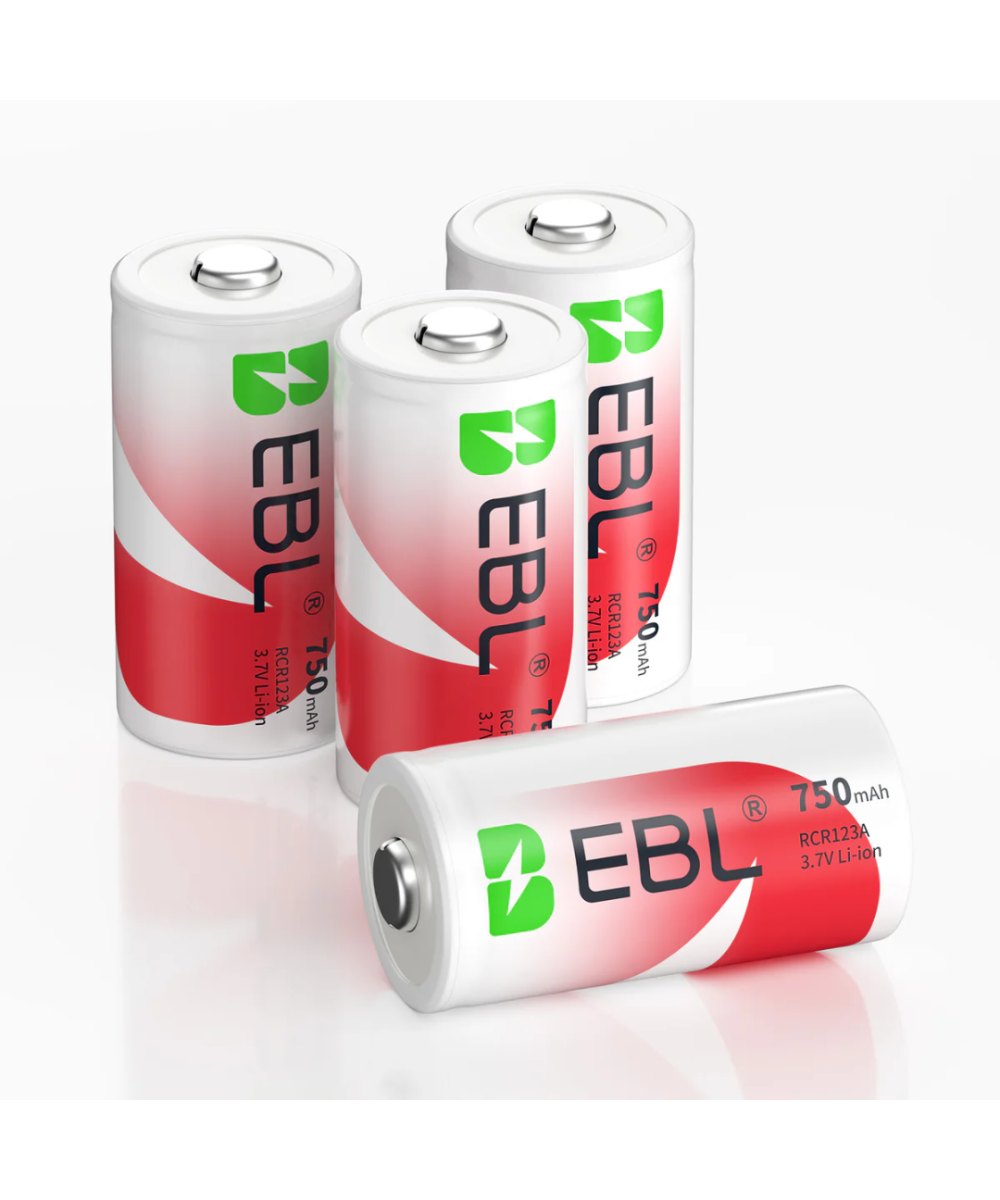 Bateria recargable CR123 EBL 750mah 3.7v (1UNIDAD)