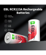 Bateria recargable CR123 EBL 750mah 3.7v (1UNIDAD)