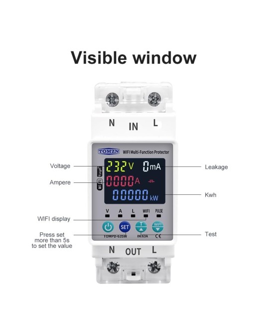 Protector Multifunción WiFi TOMZN TOMP-D63SW (63A)