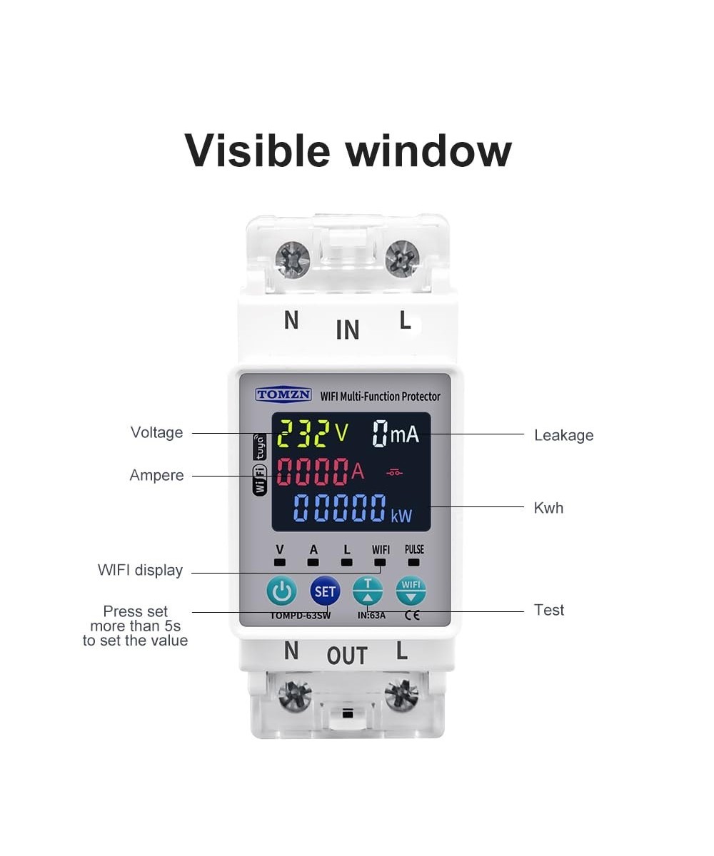 Protector Multifunción WiFi TOMZN TOMP-D63SW (63A)