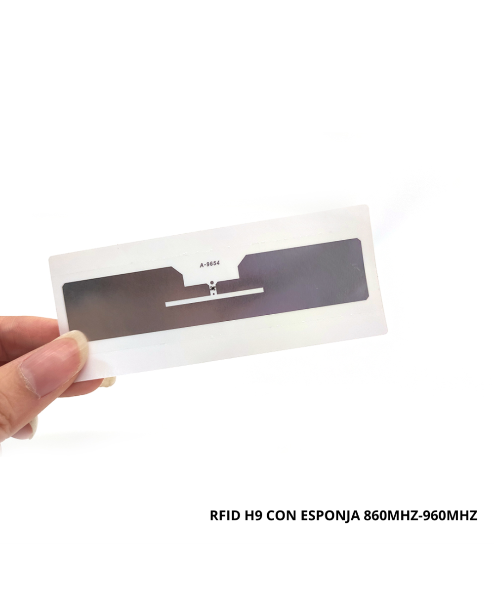 Pegatina RFID H9 con esponja 860Mhz-960Mhz