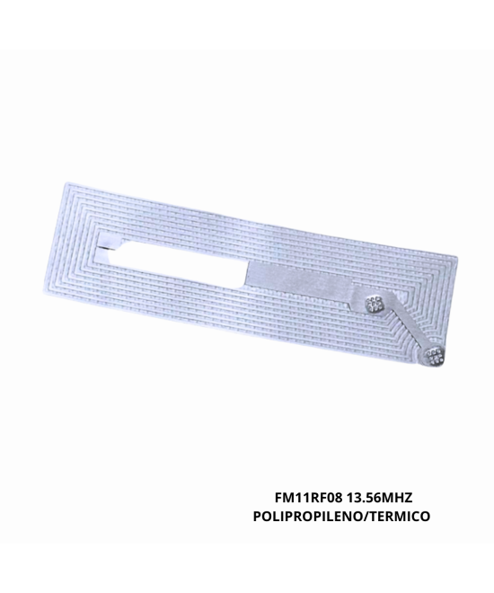 Banda de papel RFID Mifare FM11RF08 13.56Mhz Polipropileno/Termico