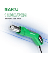 Pistola de calor portatil 650W BK-8034 BAKU