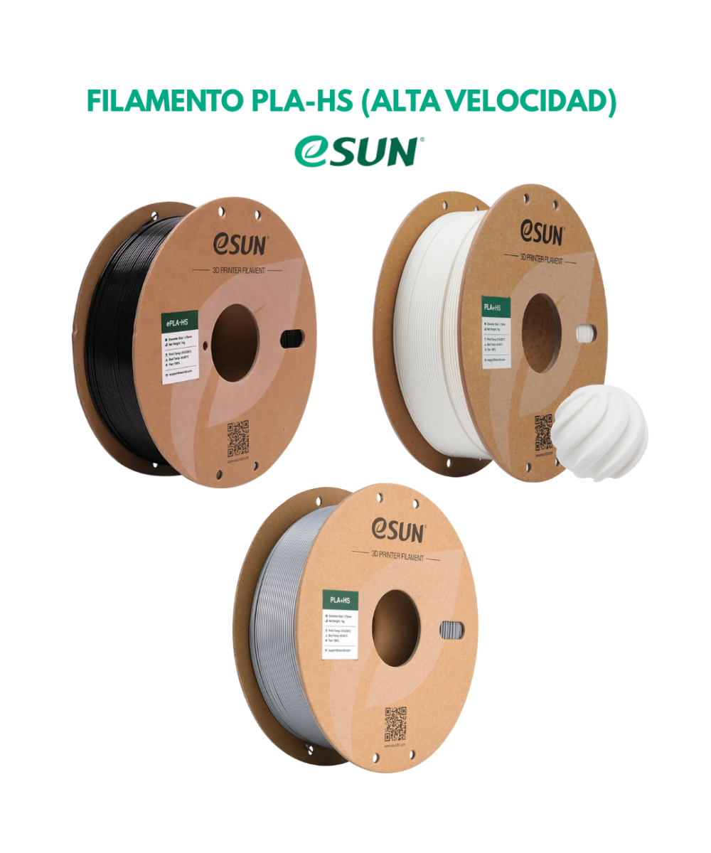 FILAMENTO PLA-HS ESUN 1.75MM 1KG (ALTA VELOCIDAD)