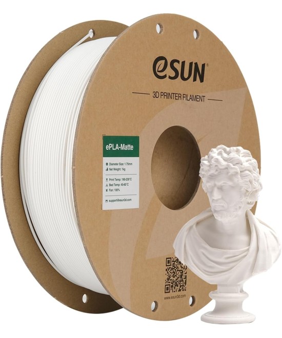 FILAMENTO PLA+ MATTE ESUN 1.75MM 1KG