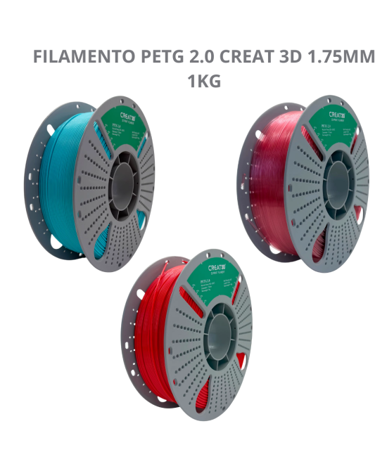 FILAMENTO PETG 2.0 CREAT 3D 1.75MM 1KG