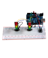 Semaforo Peatonal con Boton de Cruce