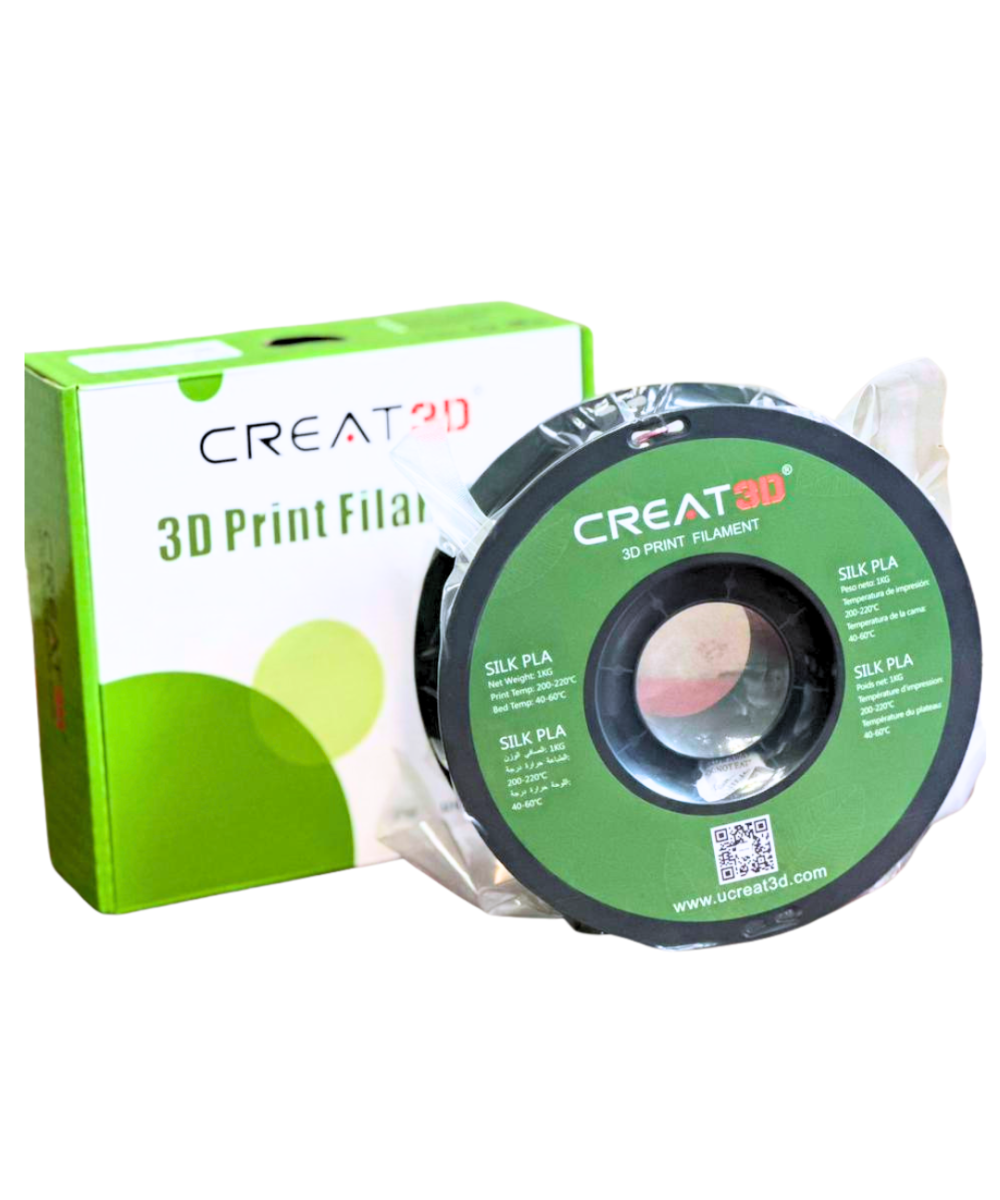FILAMENTO PLA-SILK CREAT 3D 1.75MM 1KG