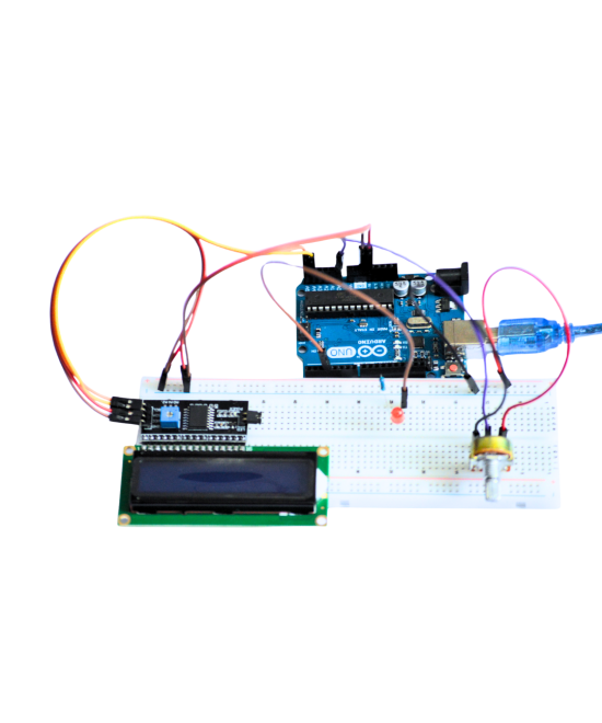 Proyecto Control de Brillo LED con Arduino y LCD I2C