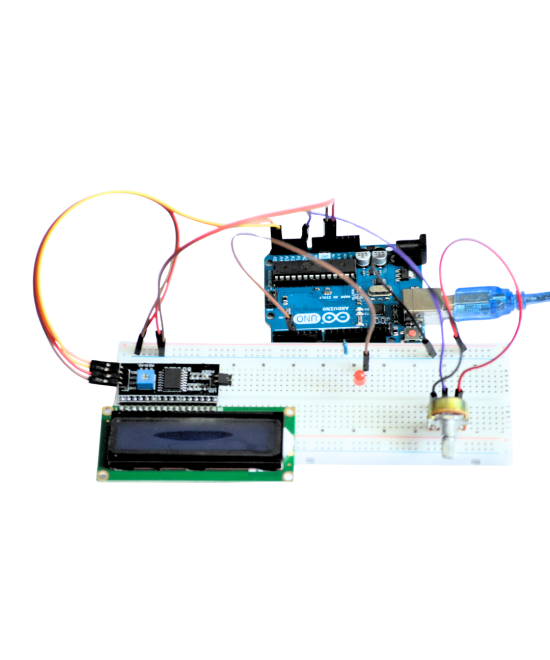 Proyecto Control de Brillo LED con Arduino y LCD I2C