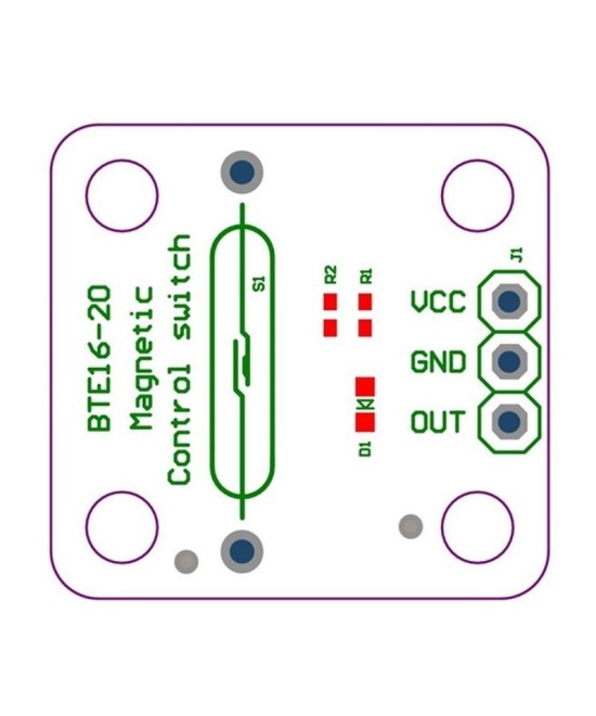 Sensor de campo magnetico (Reed Sensor)