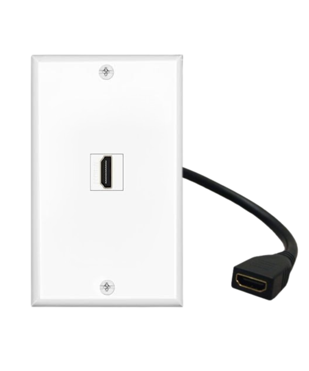 Tapadera de pared HDMI Hembra-Hembra