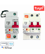 Interruptor de Energia Inteligente Breaker TUYA WIFI 80A 1 y 2Polos