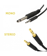 Cable para audio 3.5mm a (6.35mm) 1/4 stereo / mono 2M