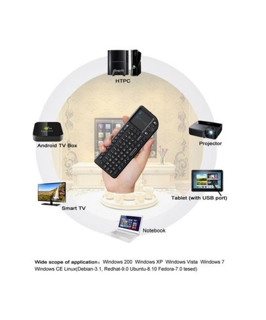 Teclado Wifi Recargable