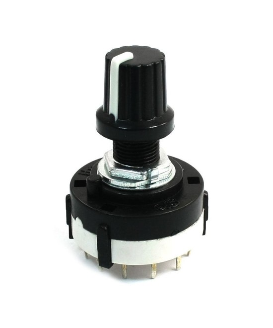 Selector de 3 posiciones y 4 polos