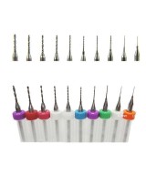 Kit mini brocas CNC para PCB de 0.3mm a 1.2mm