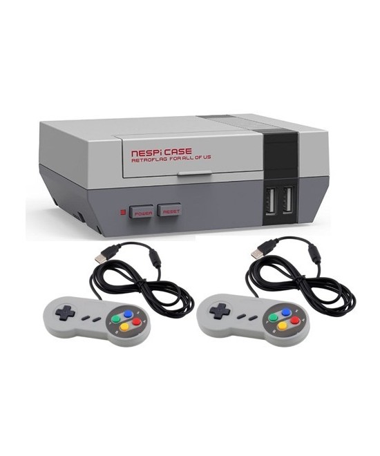 Case y Controles retrogame para Raspberry PI