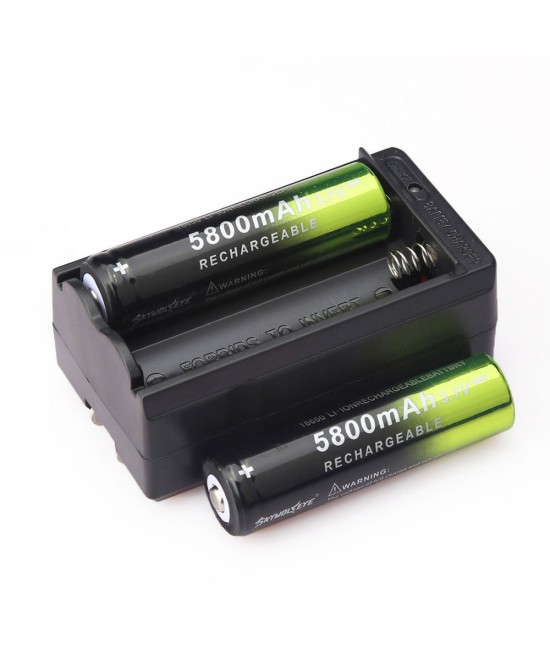 Kit baterias 4x 3.7v /5800mAh y cargador  Li-ion