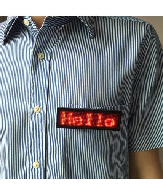 Pantalla LED para nombres