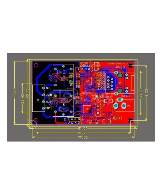 Rele ethernet de 8 canales