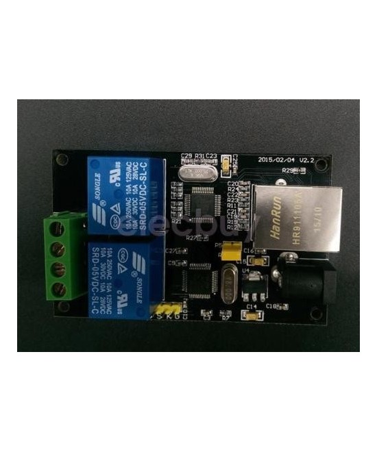 Rele ethernet de 8 canales