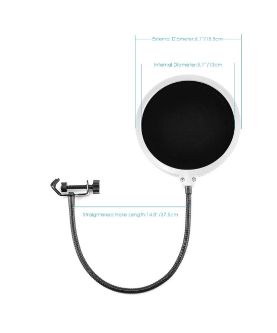 Filtro para microfono de condensador