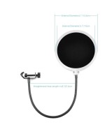 Filtro para microfono de condensador