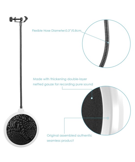 Filtro para microfono de condensador