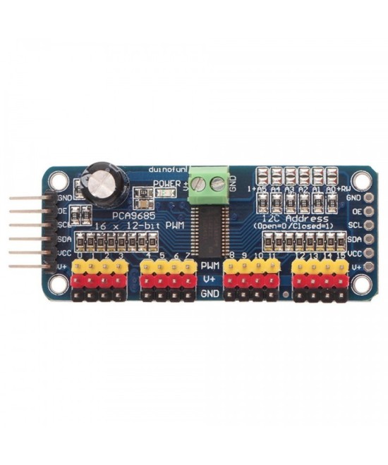 KIT mano robotica con sensores Flex