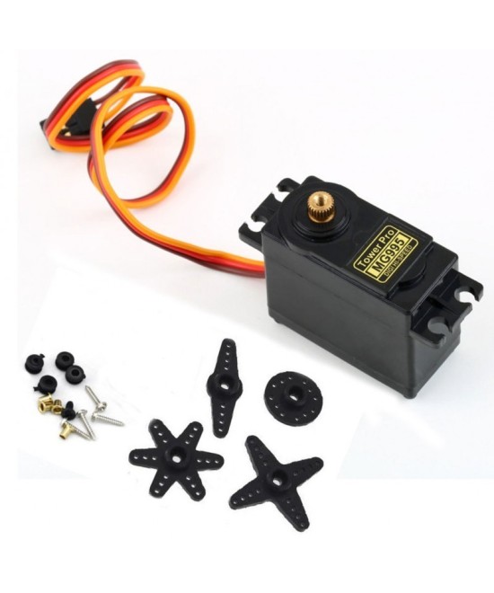 KIT mano robotica con sensores Flex