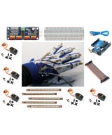 KIT mano robotica con sensores Flex