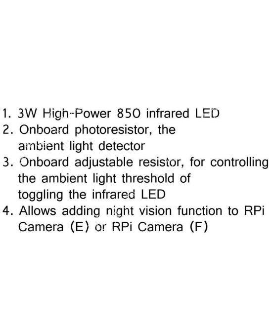 Camara de video para Raspberry PI 5MP IR