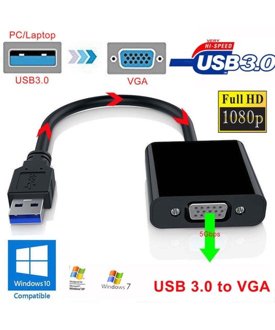 Adaptador USB a VGA
