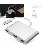 USB-c a USB-HDMI-USB-c