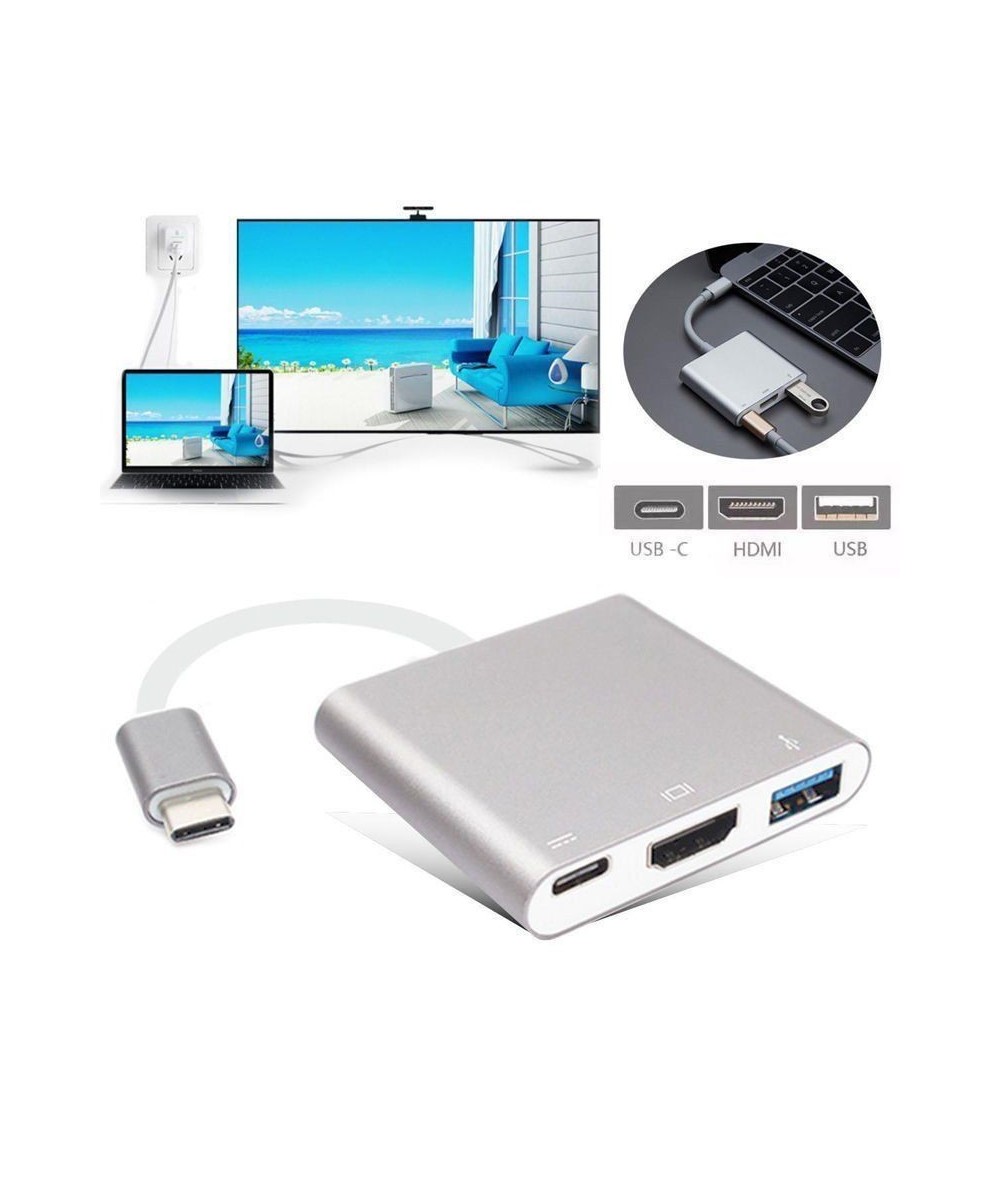 USB-c a USB-HDMI-USB-c