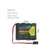 Bateria recargable 4.8V 2200 mah