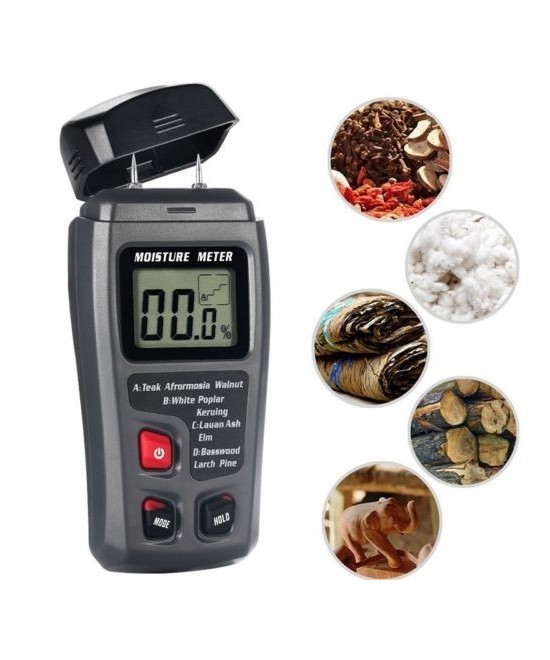 Medidor de humedad para madera