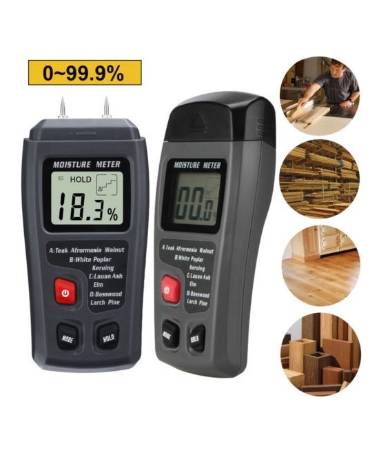 Medidor de humedad para madera