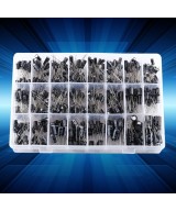 Caja de capacitores 500 unidades 24 valores