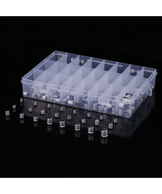 Capacitores electroliticos aluminio SMD (5 unidades)