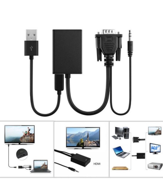 Adaptador VGA a HDMI