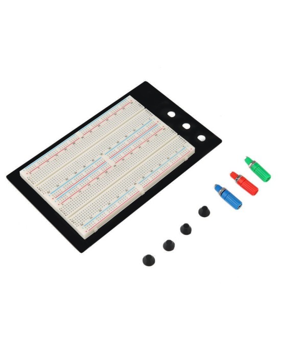 Protoboard para laboratorio 120x210mm 1660 puntos